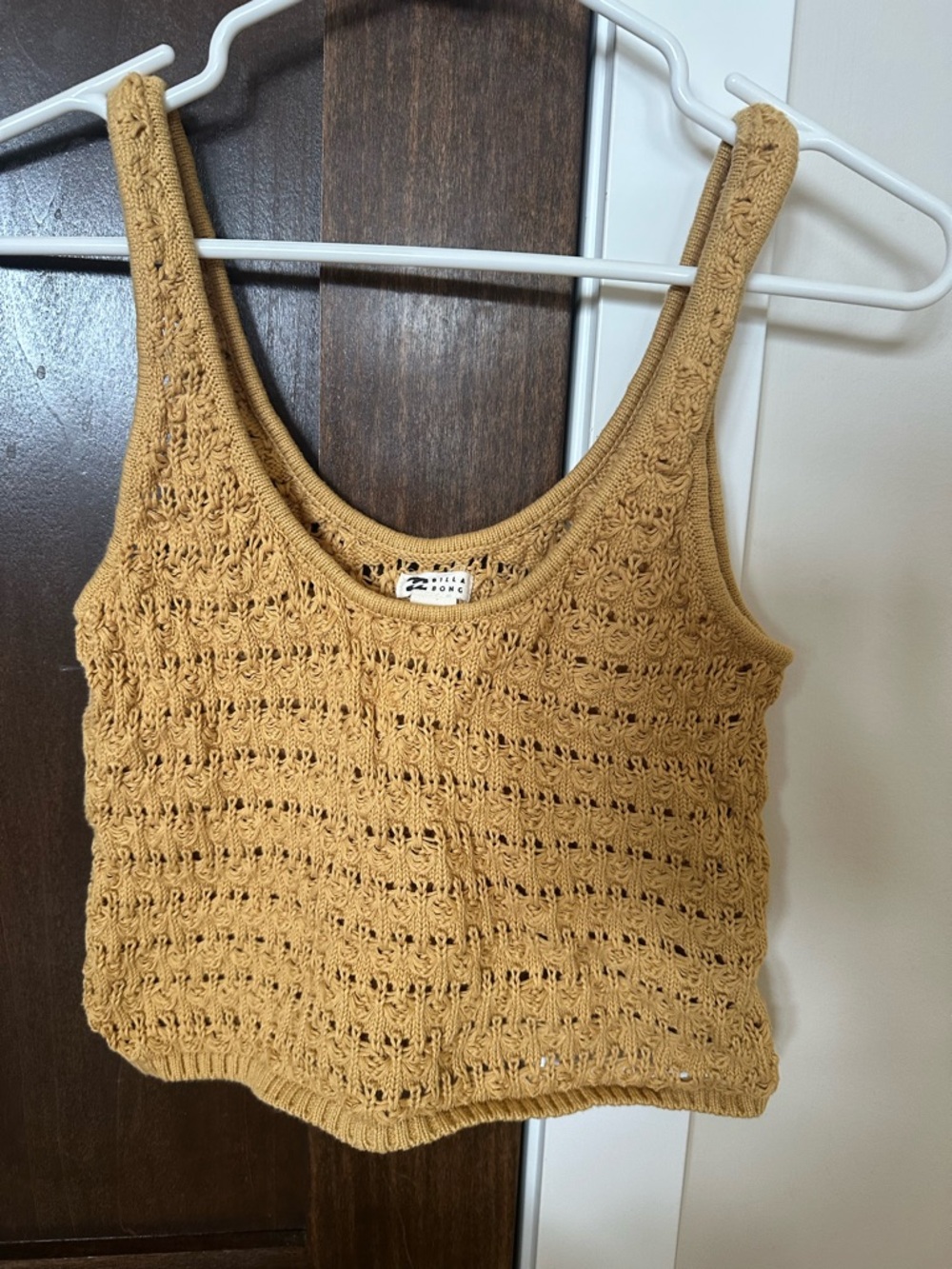 Billabong Mustard Crochet Tank Top - Women's